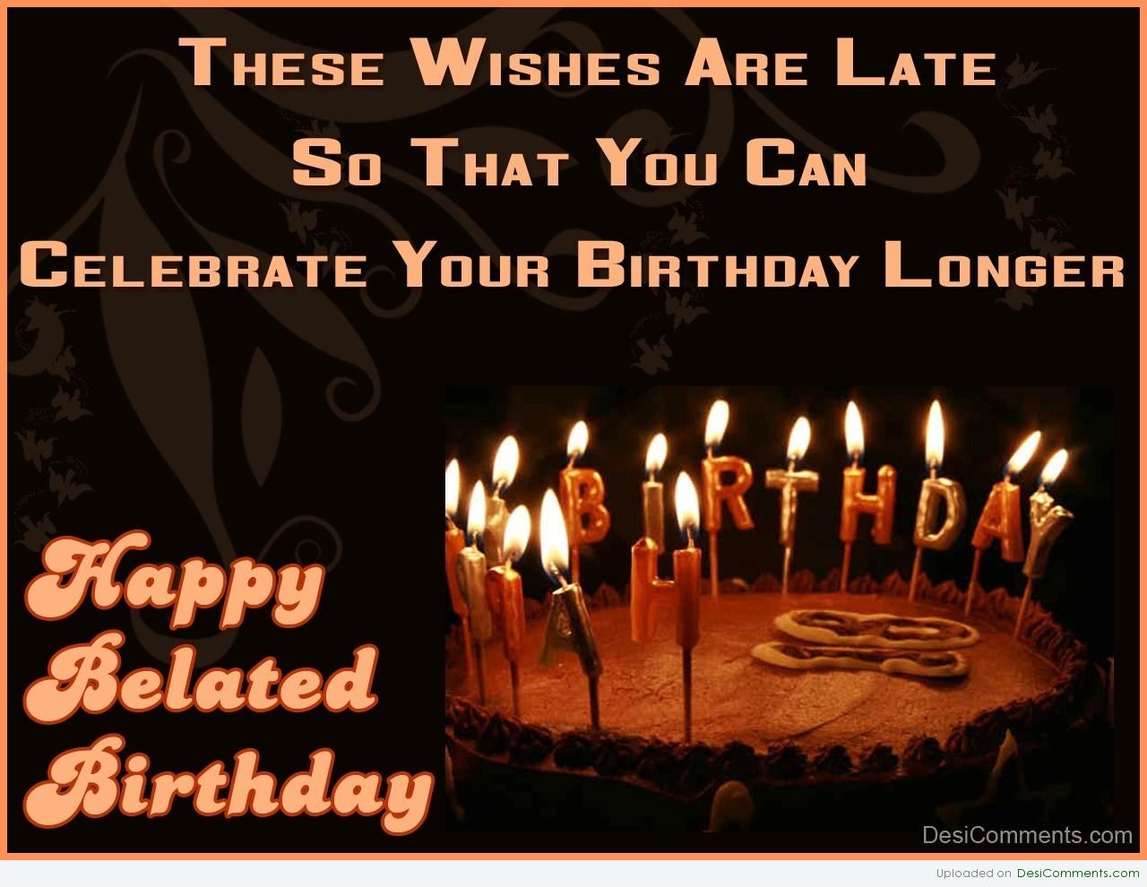 Belated Birthday Wishes GIF - Belated birthday wishes - Discover & Share  GIFs
